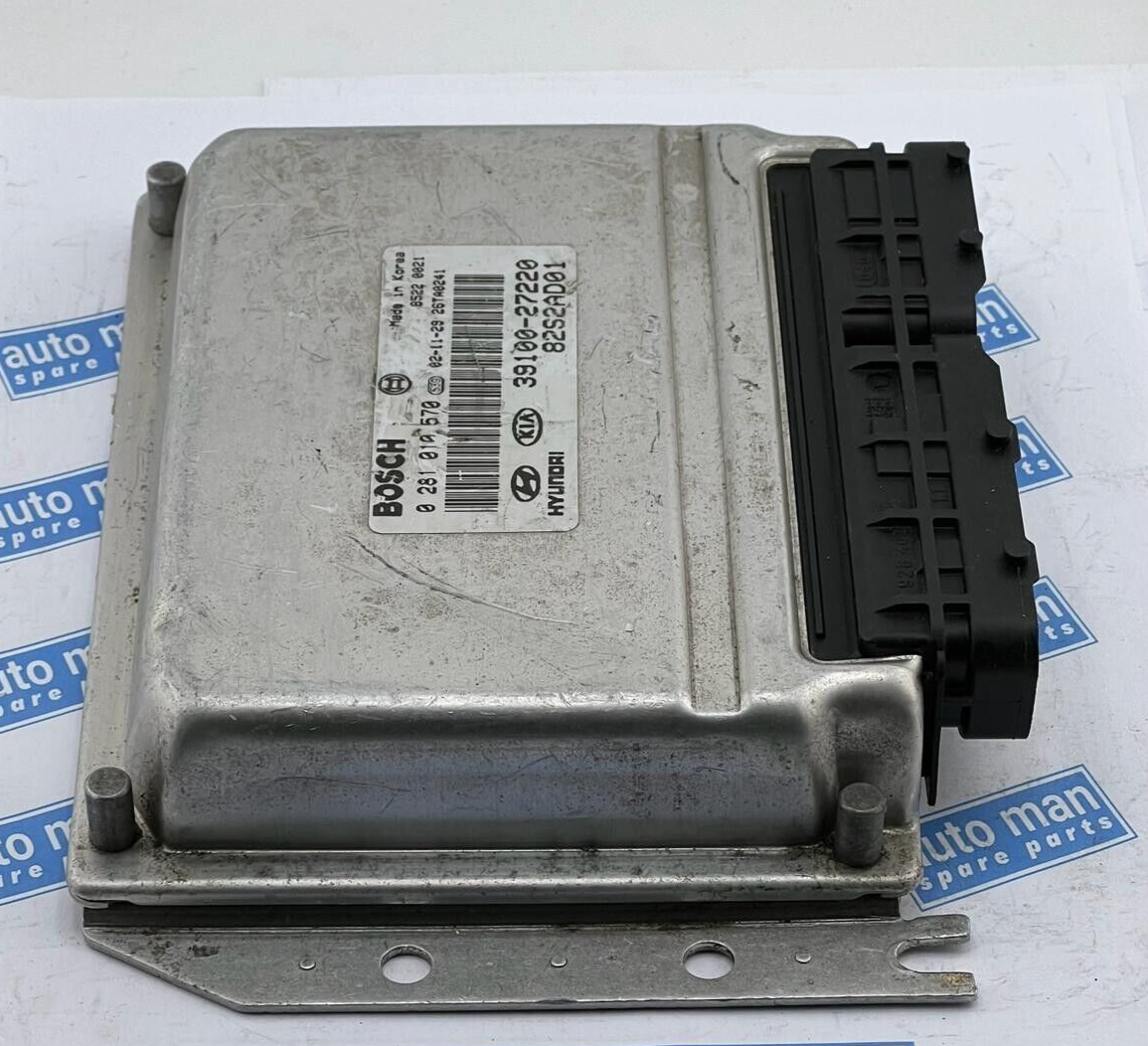 2001-2005 Hyundai Santa Fe CRDi EngineControl Unit ECU 3910027220 0281010570 #A2