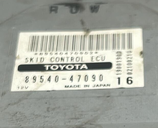 Toyota Prius W2 1.5 H 2007 RHD Skid Control ECU Module 89540-47090