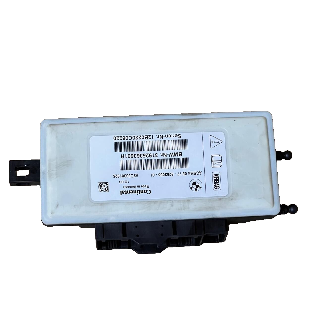 2011 BMW X3 F25 SRS Control Unit ECU - A2C53361925 / 9253636 / 31925363601R