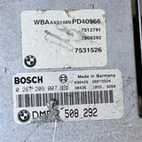 BMW 3-Series E46 318 Engine Control Unit ECU - 0261209007 / DME7508292 / 7531526