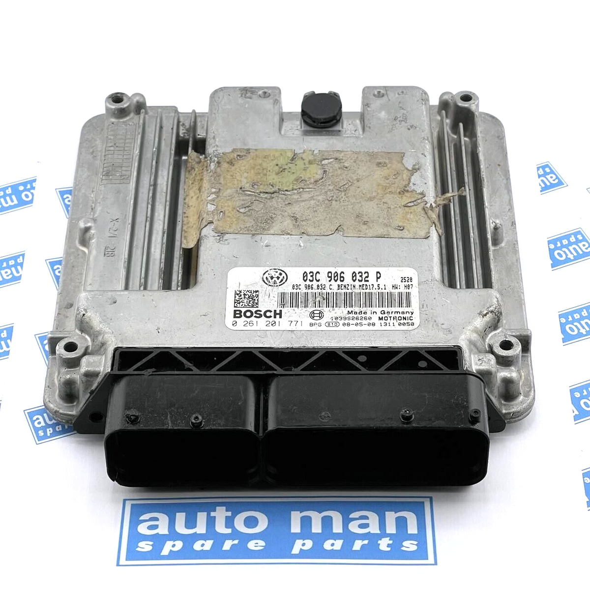 VW GOLF V ENGINE CONTROL MODULE UNIT 03C906032P 0261201771 1039S26260 03C906032C