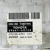 Toyota Engine Control Unit ECU - 89661-68120 / 275100-4741