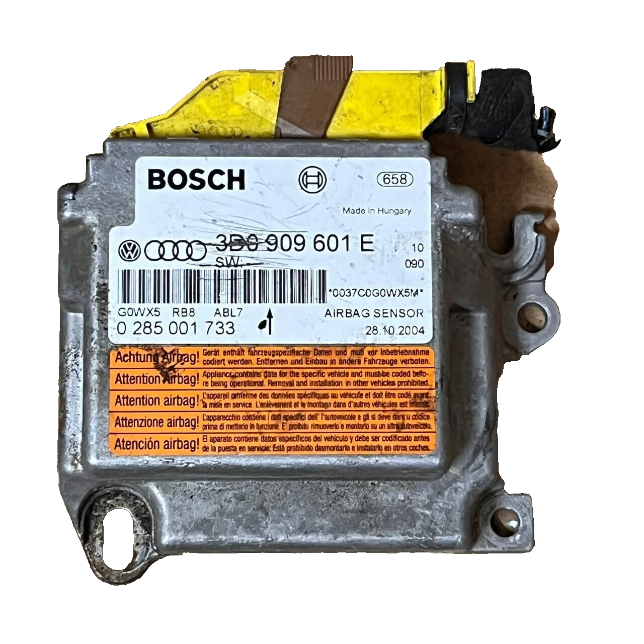 Porsche Cayenne VW 3D0909601E 3D0 909 601 E 0285001733 Arbag Control Unit