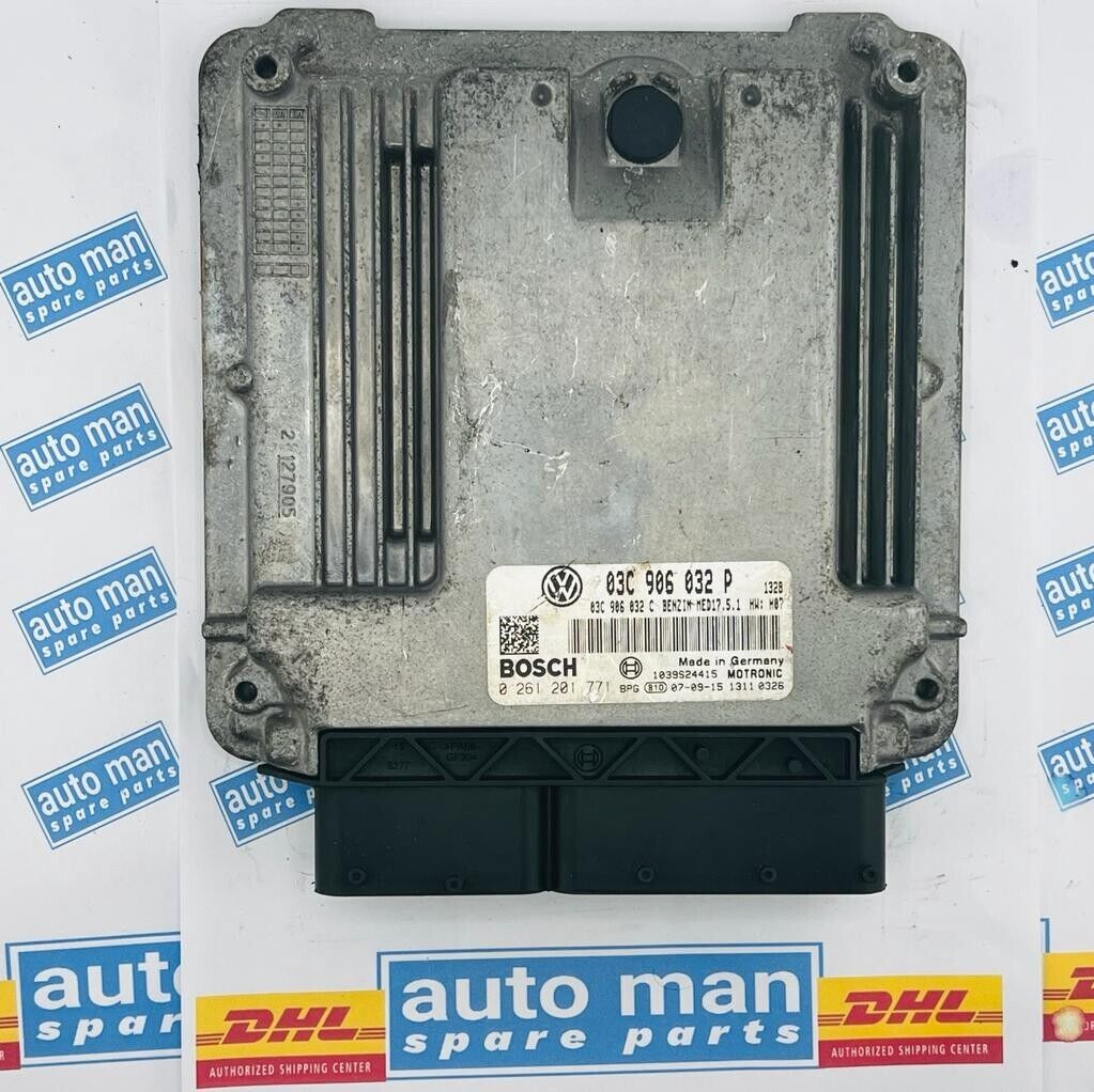 2005 VW Golf 1.4 TSI Petrol Engine Control Module Unit 03C906032P 0261201771