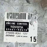 2001-2007 Toyota Kluger Engine Control ECU - 89661-48670 / 275000-8261