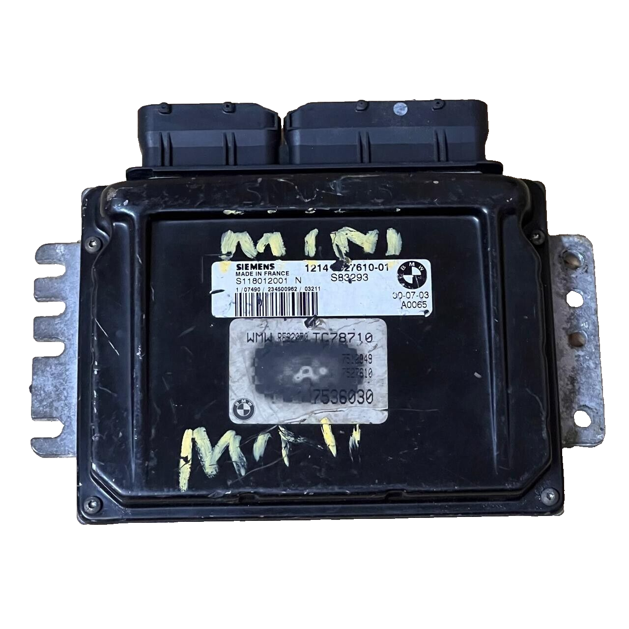 BMW MINI Engine Control Unit ECU - S118012001N / 7536030 / TC78710 / 12147527610