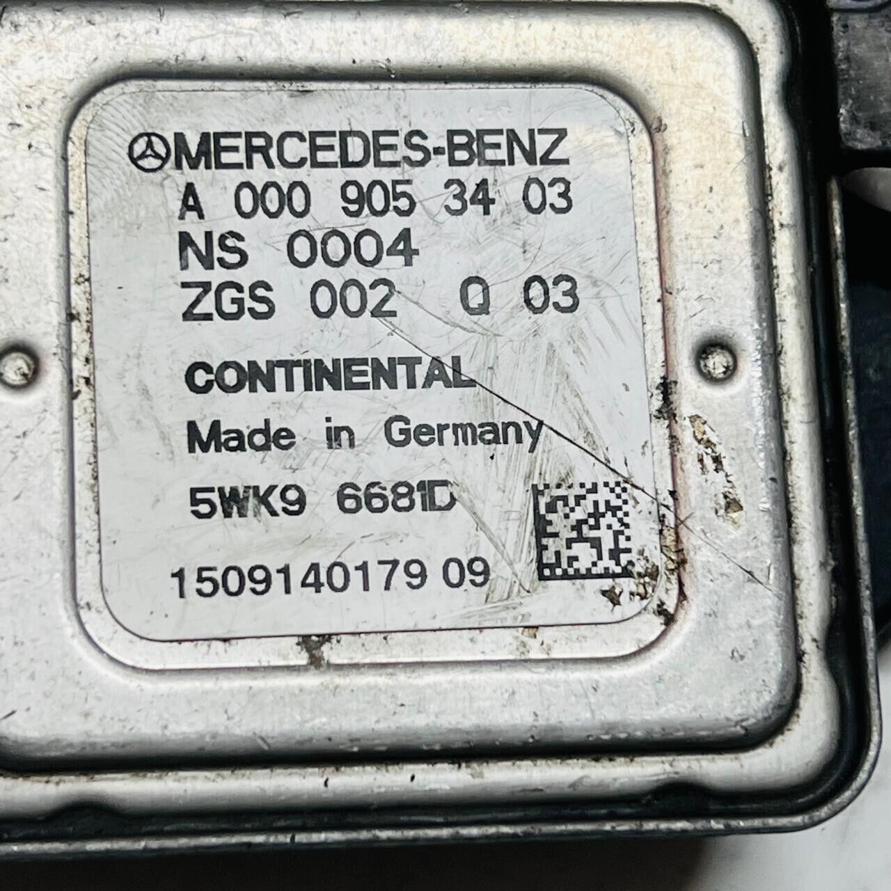 Mercedes W212 W222 C218 X218 A207 C207 Nox Sensor - A0009053403 / 5WK96681D