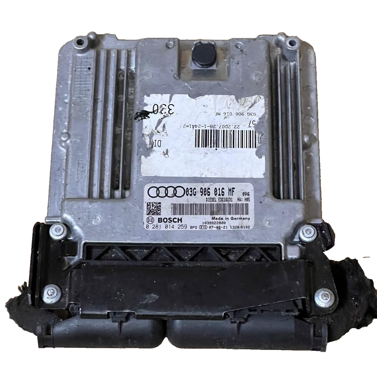 AUDI A6 C6 4F Engine Control Unit ECU - 03G906016MF / 0281014259 / EDC16U31