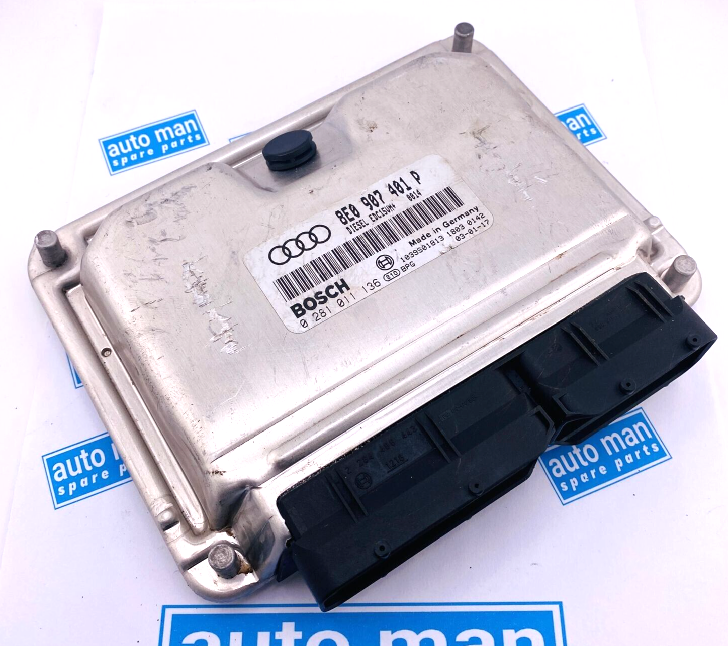 Audi A6 S6 C5 4B 2003 Engine Control Unit / 0281011136 Module 8E0907401P