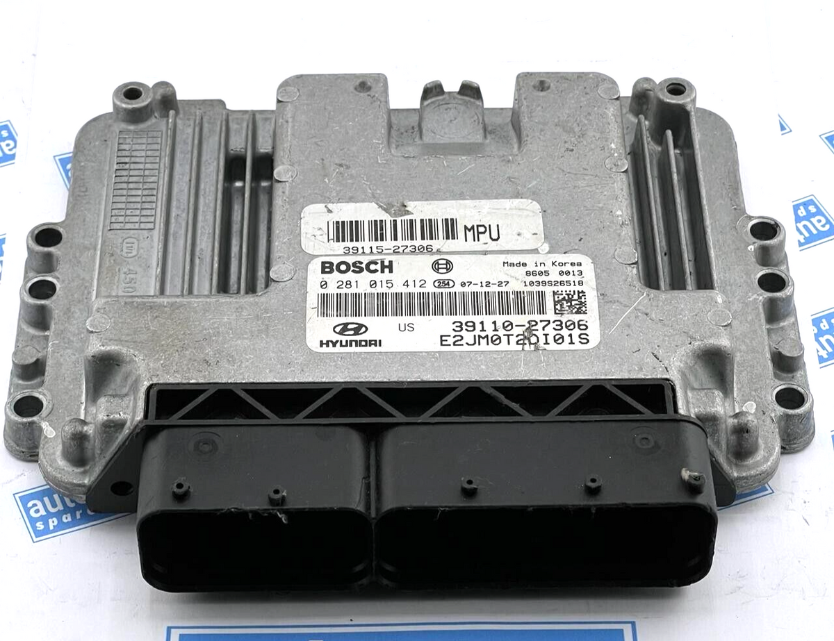 ECU Hyundai TUCSON 2.2 0 281 015 412 0281015412 39110-27306 3911027306