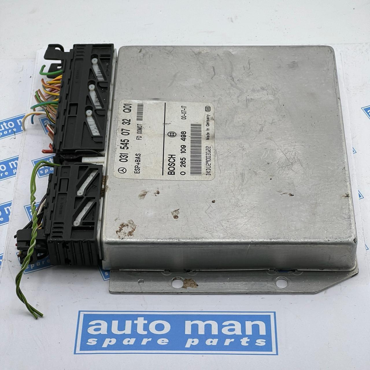 Mercedes Benz ESP BAS Control Module 0 265 109 498 0315450732 Q01 0265109498