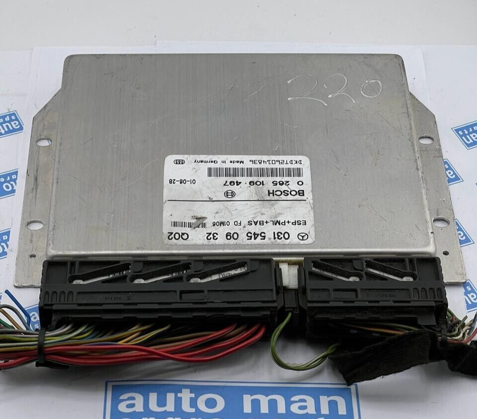 031 545 09 32 Q02 Mercedes W220 S-Class 2000-2006 ABS Control Module Computer