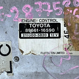 TOYOTA Engine Control Unit 89661-16590 / 211000-5820 for Tercel, Cynos, Corsa