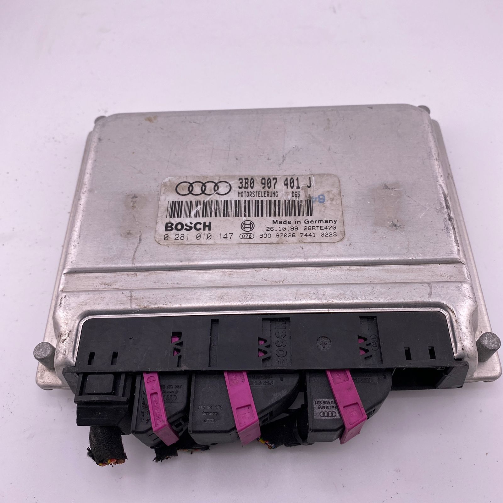 3B0907401J 0281010147 VW Audi Motor ECU Engine Module Unit Bosch