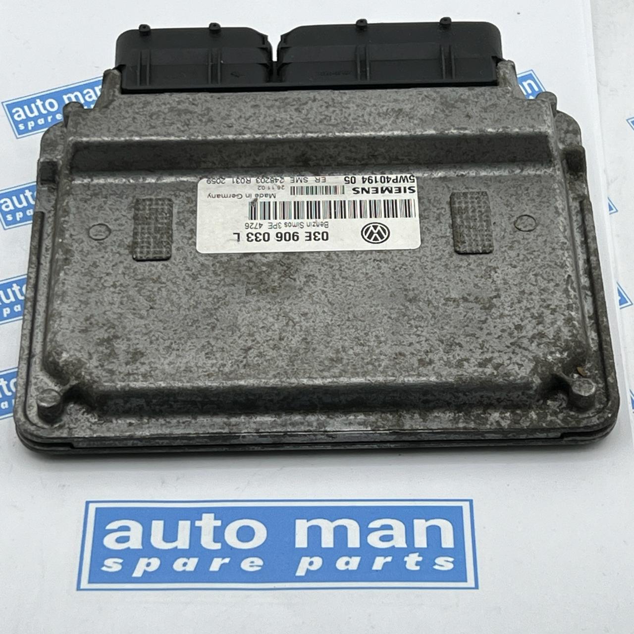 VW POLO 9N Engine Control Unit ECU 03E906033L 2002 18046798