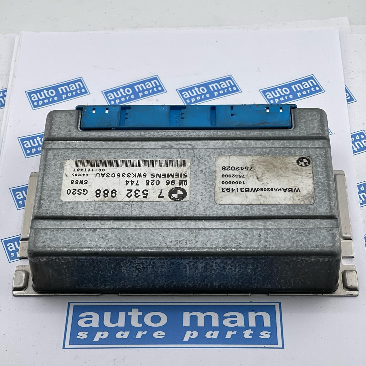 2004 BMW X3 Transmission Control Module TCU 7532988 / 5WK33503AU OEM DK908328