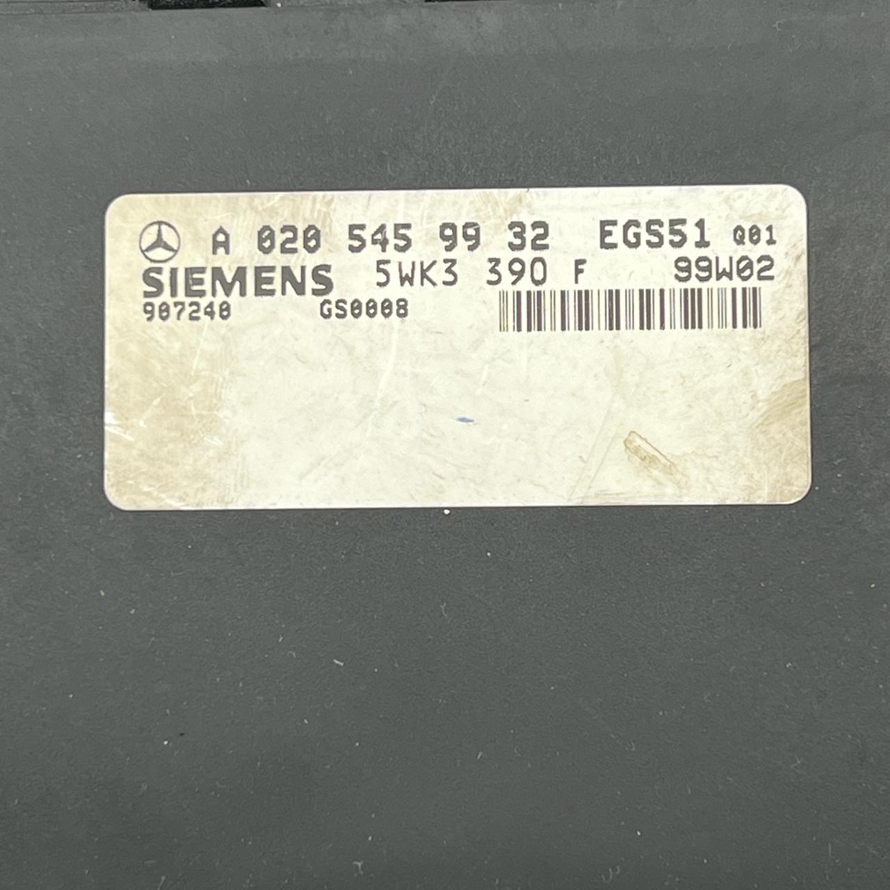 EGS51 Control unit A0205459932 Mercedes-Benz A 020-545-99-32  Siemens 5WK3390F