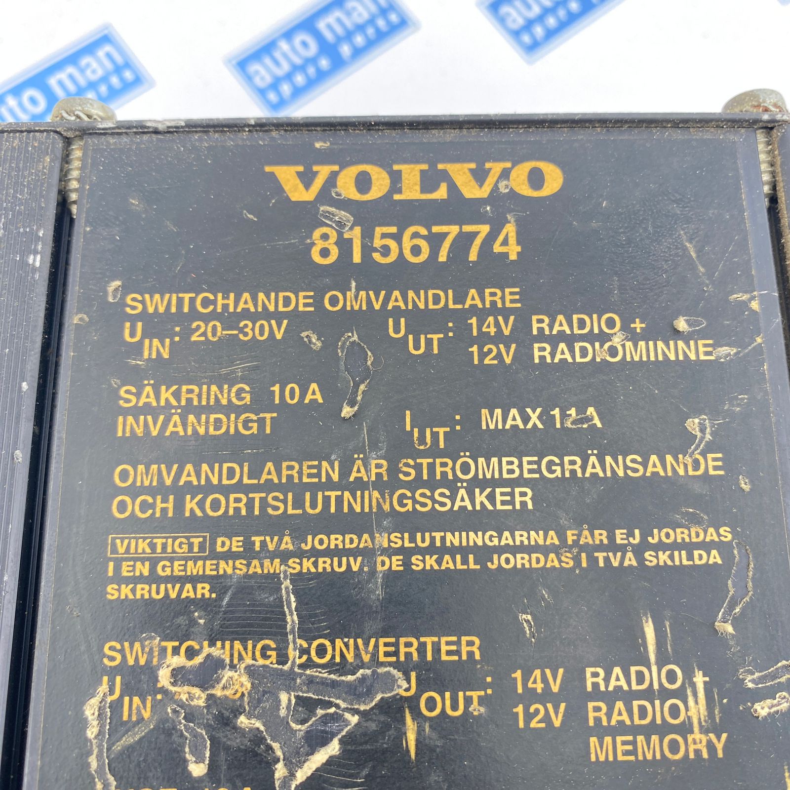 Volvo Truck FH 1993-2001 Voltage Power Converter 8156774 NOS