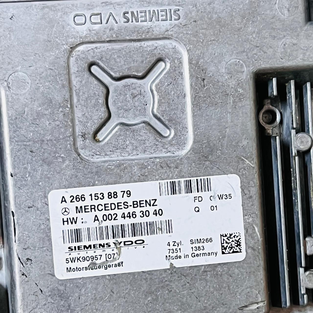 Mercedes-Benz W169 A Class A170 Petrol Engine ECU  A2661538879