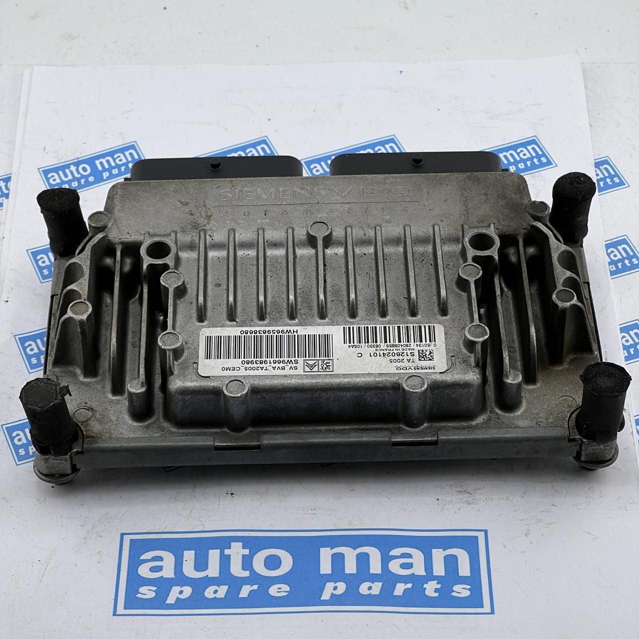 ECU AUTOMATIC GEARBOX CITROEN PEUGEOT SIEMENS S126024101 C, SW9661983980, 9661983980