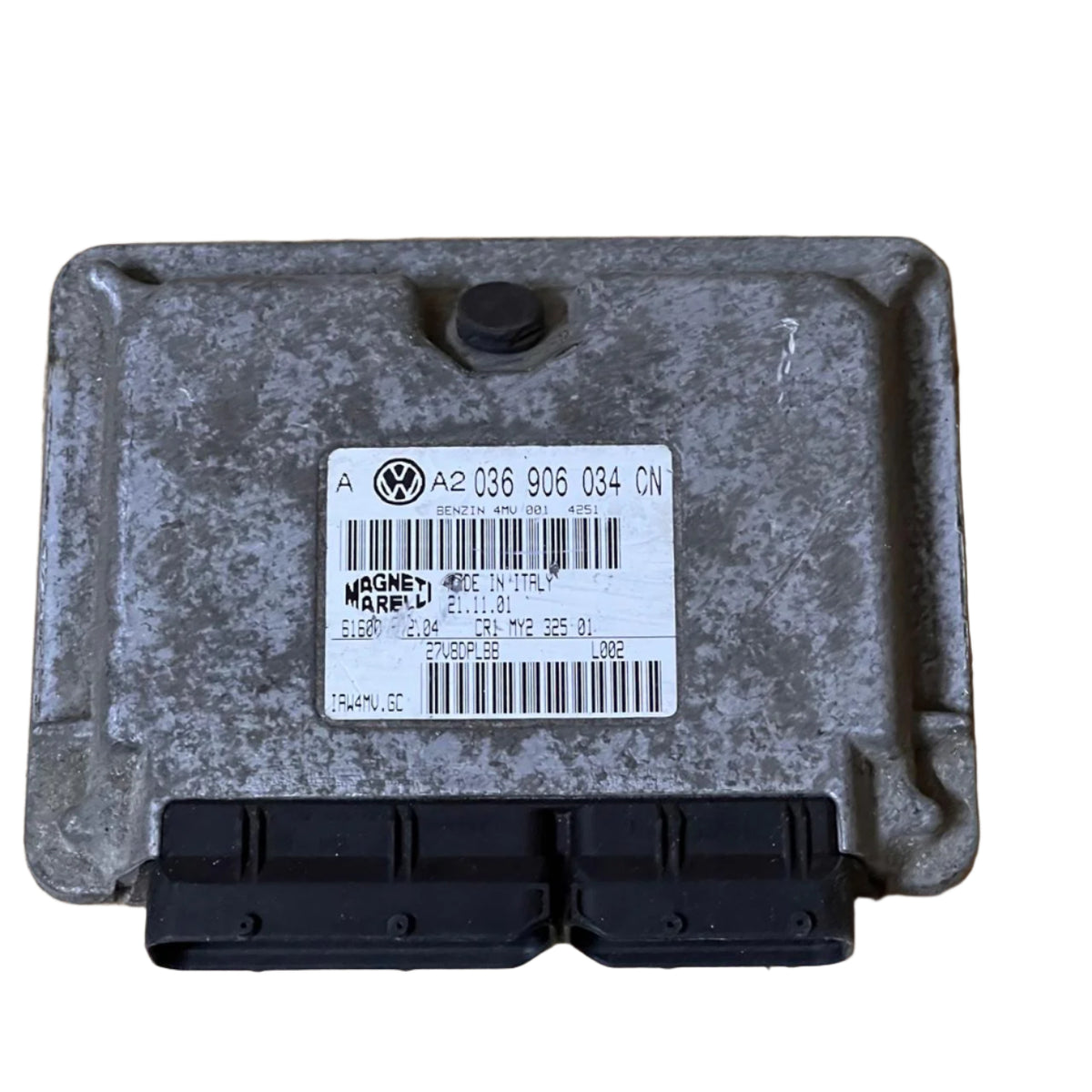 ECU ENGINE CONTROLLER VW VOLKSWAGEN GOLF BORA 1.6 AZD 036 906 034 CN, 036906034CN, 61600.612.03, IAW4MV.GC, IAW4MVGC