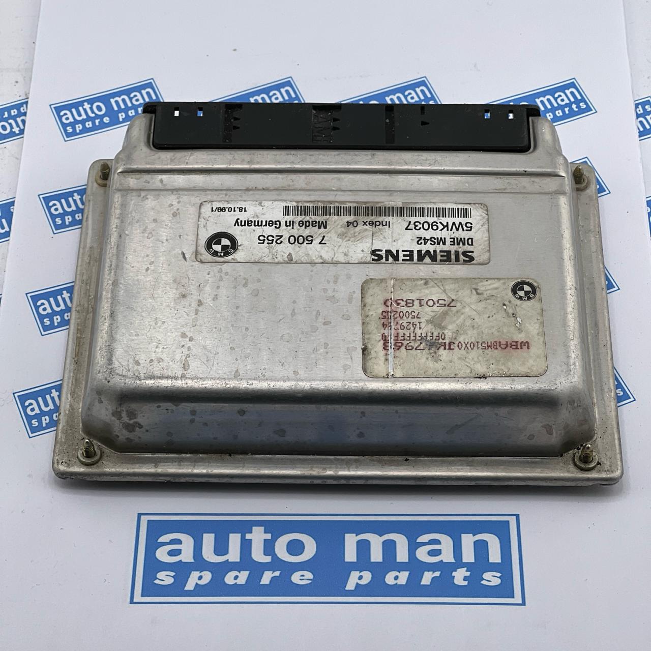 1999 2000 BMW 3 SERIES 328I Engine Computer Control Module 5WK9037 ECU ECM 7500255