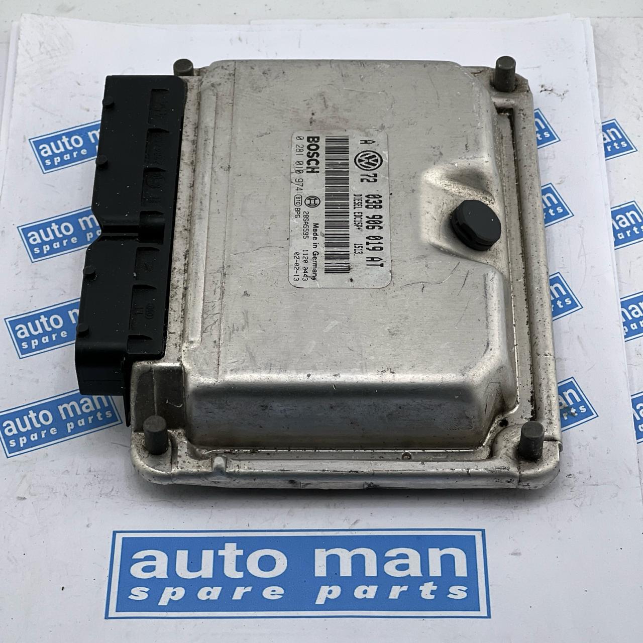 VW GOLF MK4 1999 1.9 TDI ECU ENGINE CONTROL MODULE UNIT 038906019AT