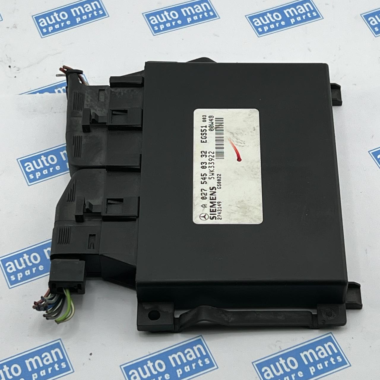 Control unit MERCEDES A0275450332 Siemens 5WK33922 A 027 545 03 32