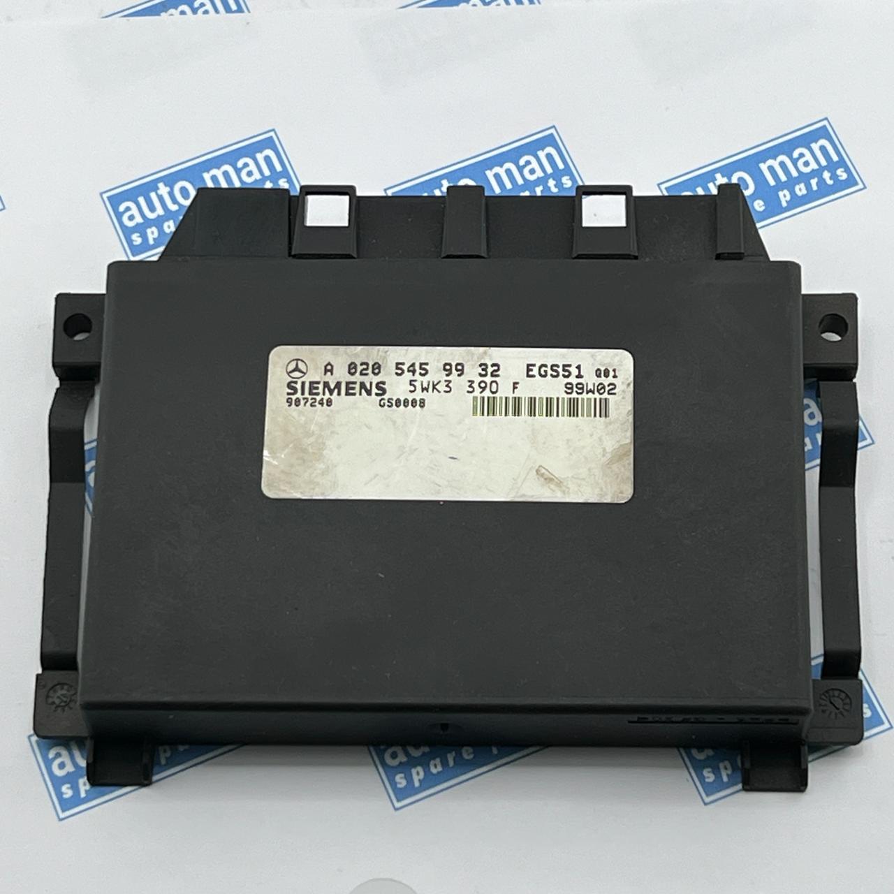 EGS51 Control unit A0205459932 Mercedes-Benz A 020-545-99-32  Siemens 5WK3390F