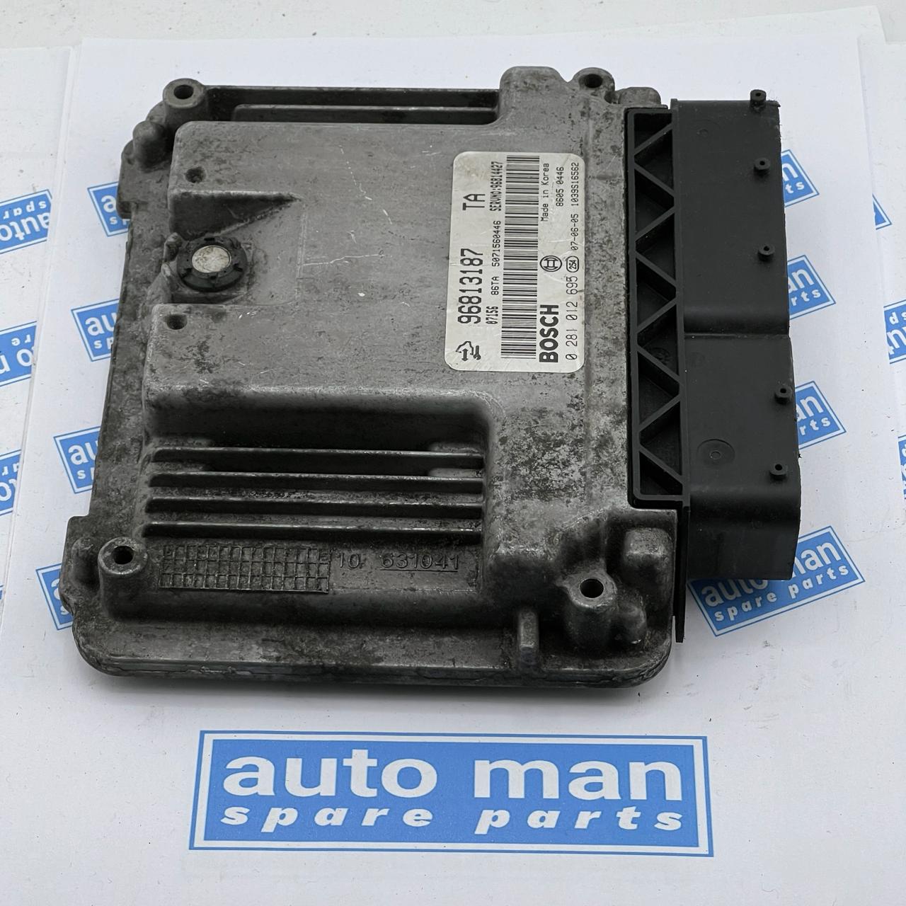 ECU ENGINE CONTROLLER CHEVROLET CAPTIVA 2.0 CDTI, BOSCH 0 281 012 695, BOSCH 0281012695, 96813187