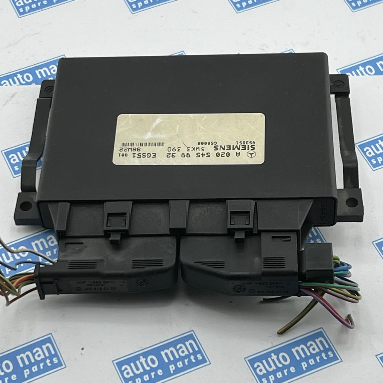 ECU AUTOMATIC GEARBOX MERCEDES SIEMENS 5WK3 390, 5WK3390, A 020 545 99 32, A0205459932