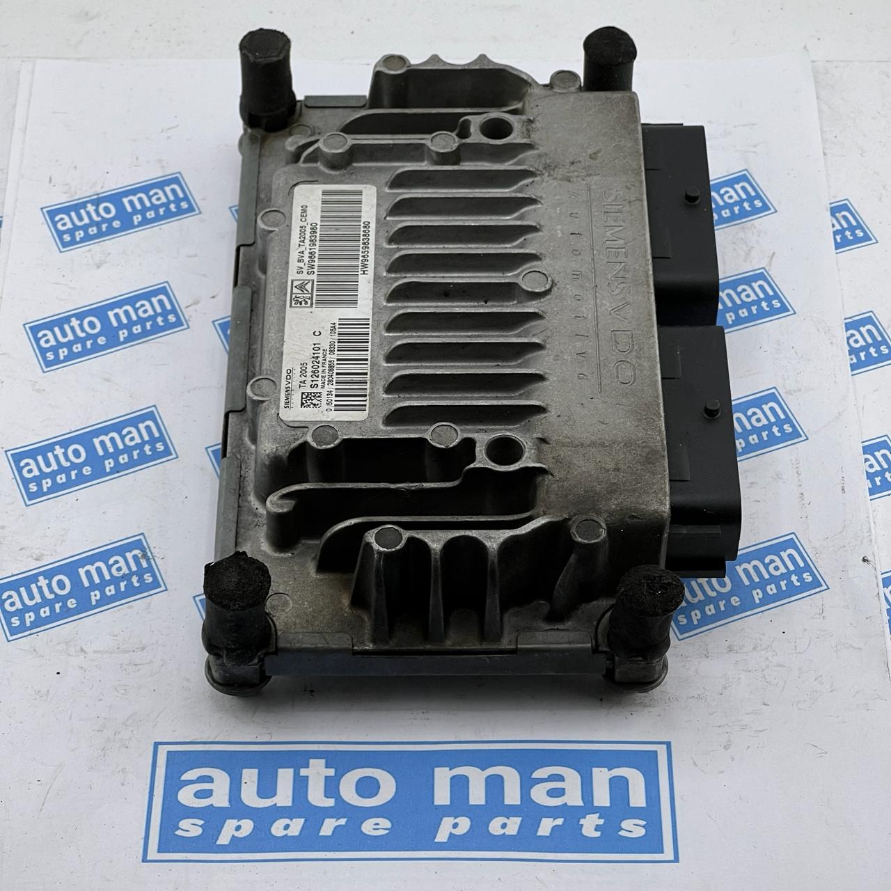 ECU AUTOMATIC GEARBOX CITROEN PEUGEOT SIEMENS S126024101 C, SW9661983980, 9661983980