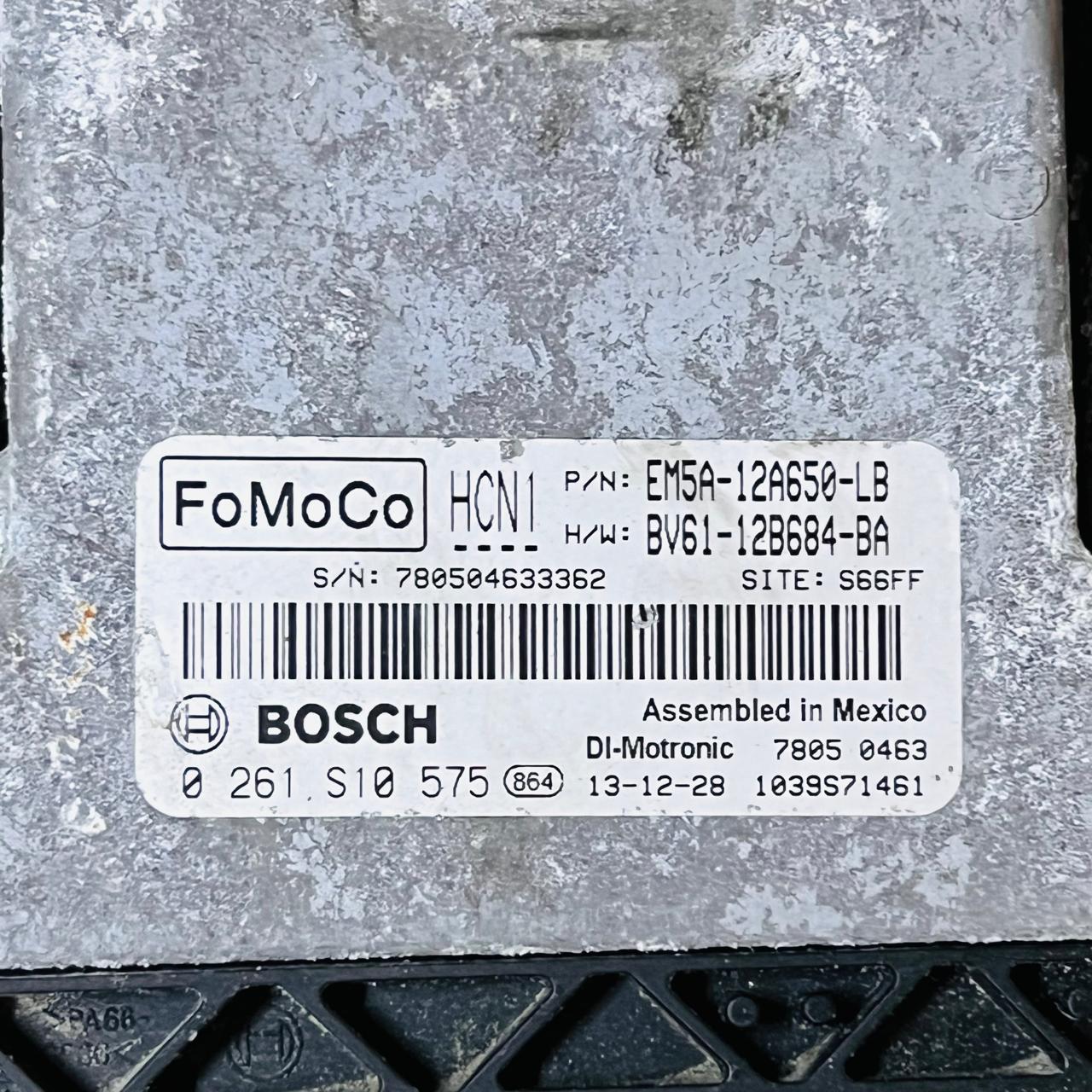 2014 Ford Focus 2.0L ECM Engine Computer Control Module 0261S10575 ECU PCM EM5A-12A650-LB