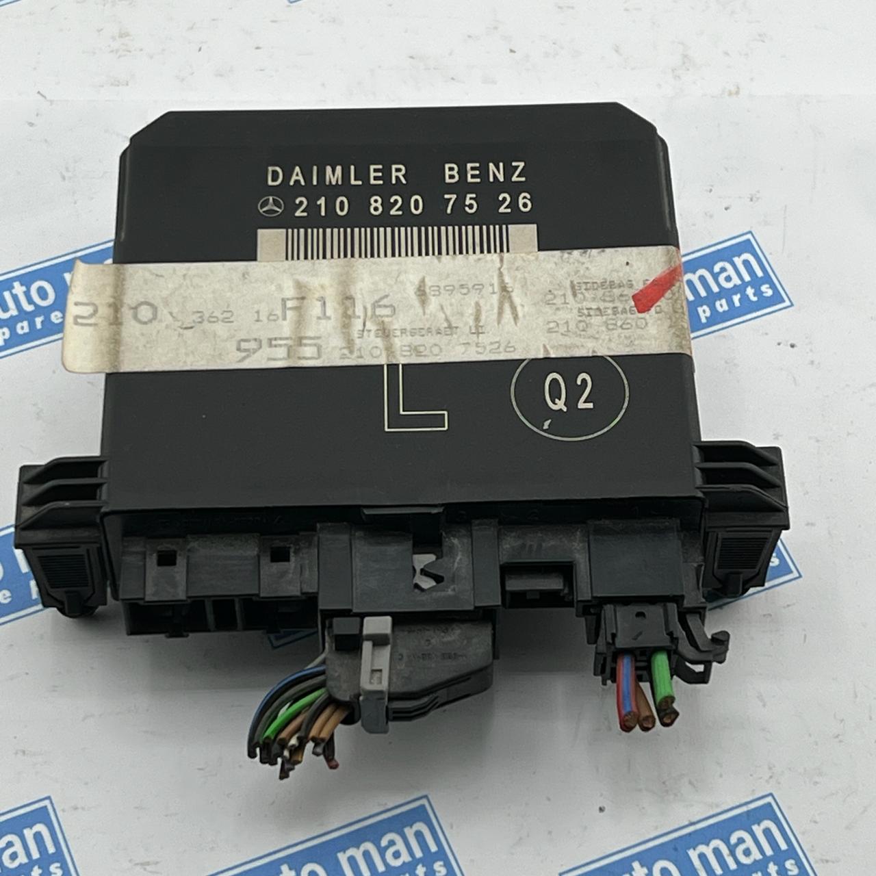 98 99 00 Mercedes W202 C230 C320 Left Door Control Module 2108207526