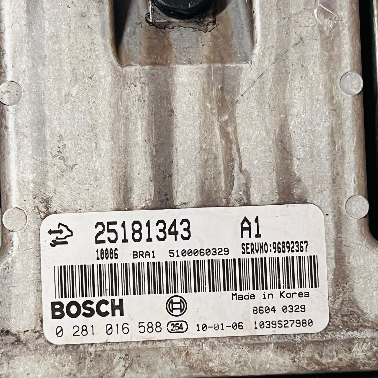 CHEVROLET CAPTIVAL Engine Control Unit 25181343 0281016588