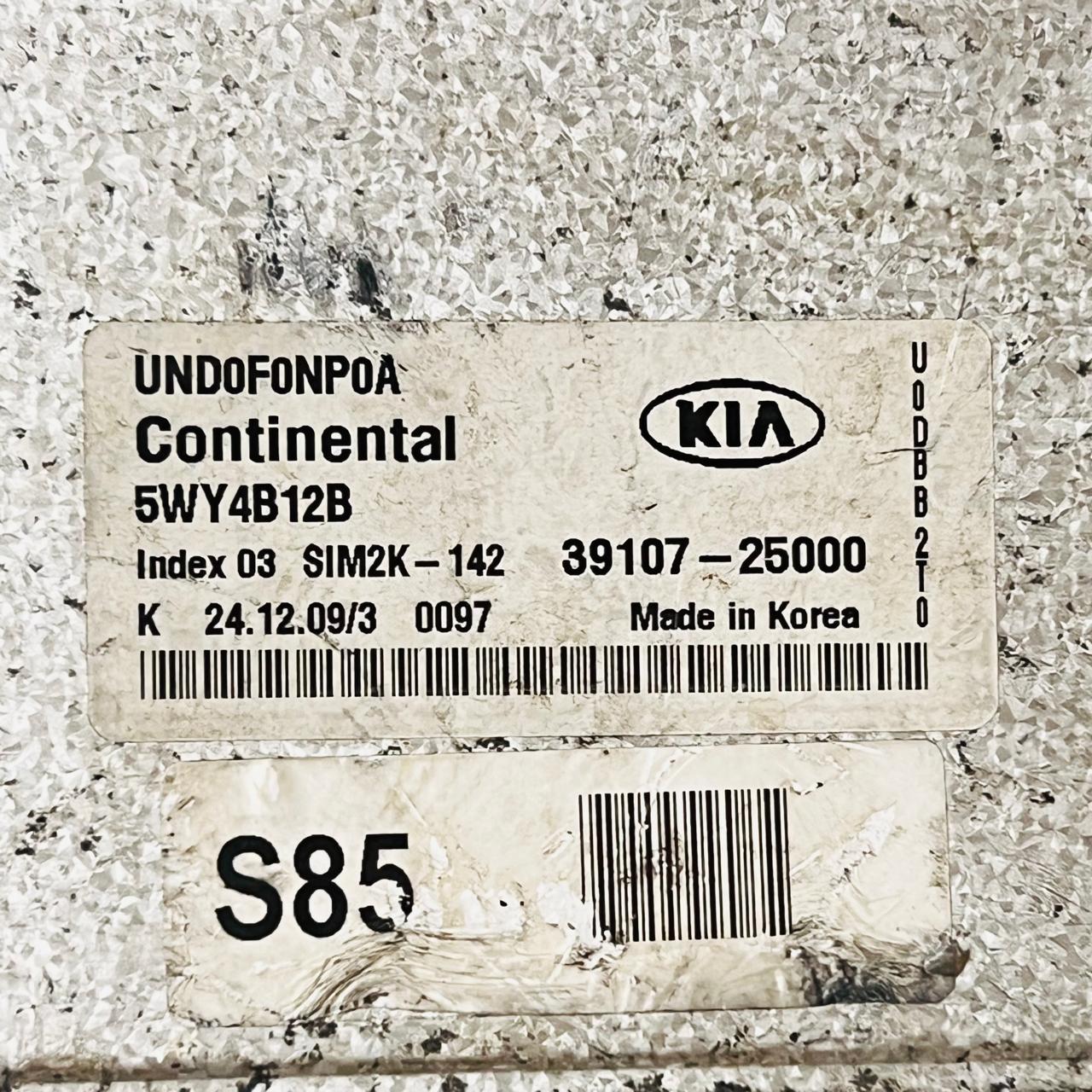 39107-25000 Used ECU for Kia Carens  Rondo  2006~2012 3910725000