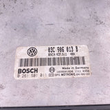 VW Polo 2004 petrol engine control unit Bosch 03C906013B 0261S01011 1039S01830