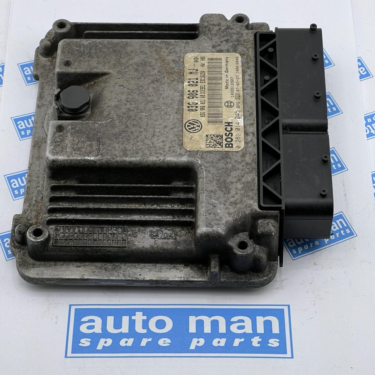 VW TOURAN 1T1, 1T2 1.9 TDI Engine Control Unit 03G906021MJ 1.90 Diesel 66kw 2008