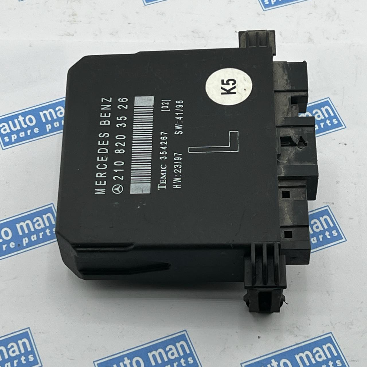 Mercedes E Class Passenger Front Door Control Module NSF W210 1998 2108203526