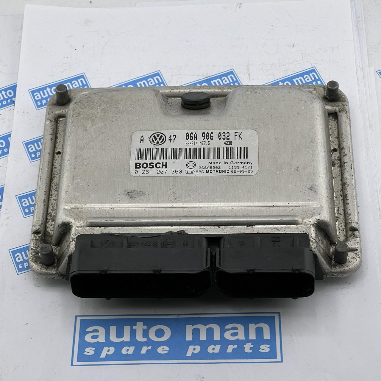 ECU Engine Control Unit VW Golf4 2.0 06A906032FK 0261207360 ME7.5