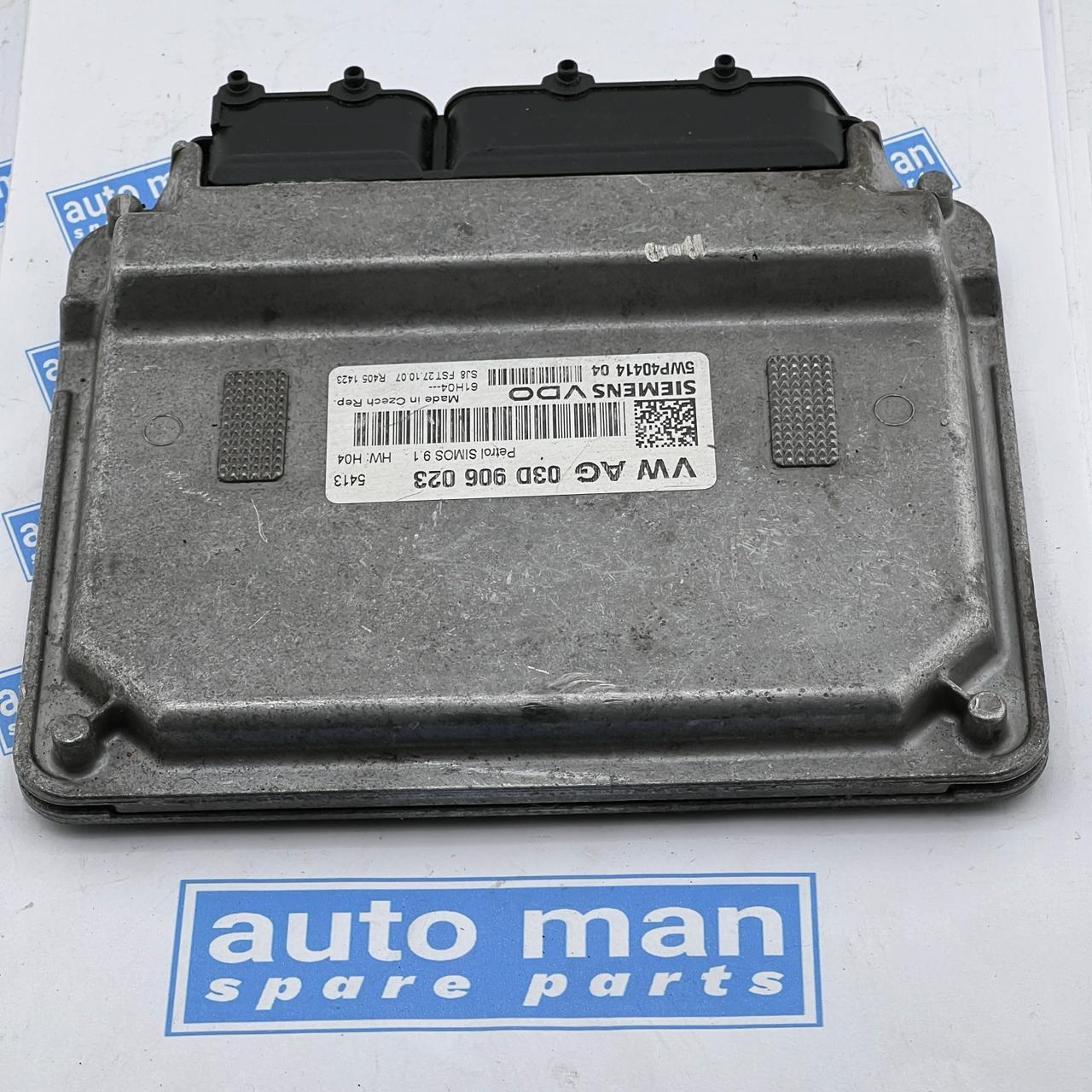 2007 VW POLO   E 5DR MK4 (9N3) BBM ENGINE ECU 03D906023 5WP40414 04 SIEMENS