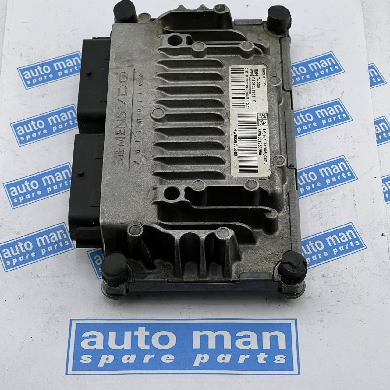 ECU AUTOMATIC GEARBOX CITROEN PEUGEOT SIEMENS S126024101 C, SW9661983980, 9661983980