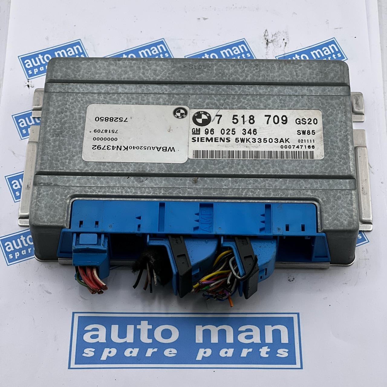 7518709 5WK33503AK Siemens BMW E39 5 Series Used Gearbox Control ECU Module Unit