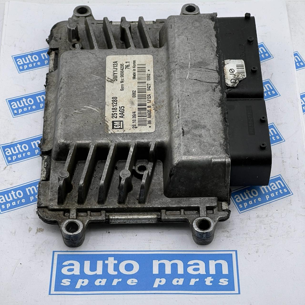 2010 CHEVROLET CRUZE  ENGINE ECU 5WY1J12A 25181280 #ECU