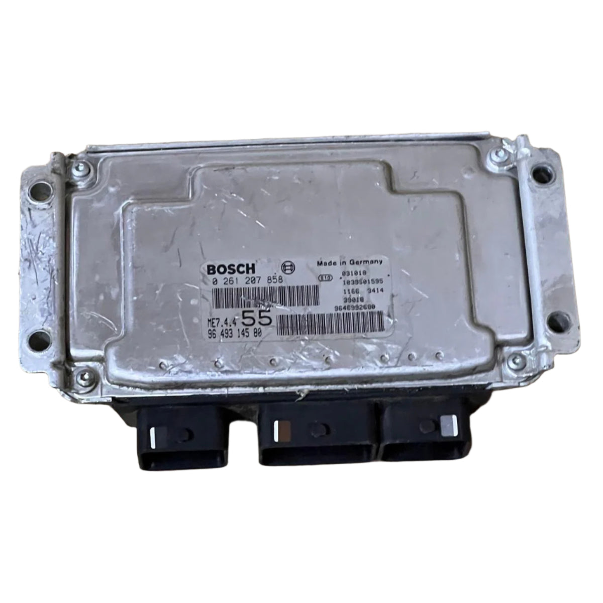 ECU ENGINE CONTROLLER CITROEN C3 1.6 BOSCH 0 261 207 858, 0261207858, 96 478 179 80, 9647817980, ME7.4.4 55