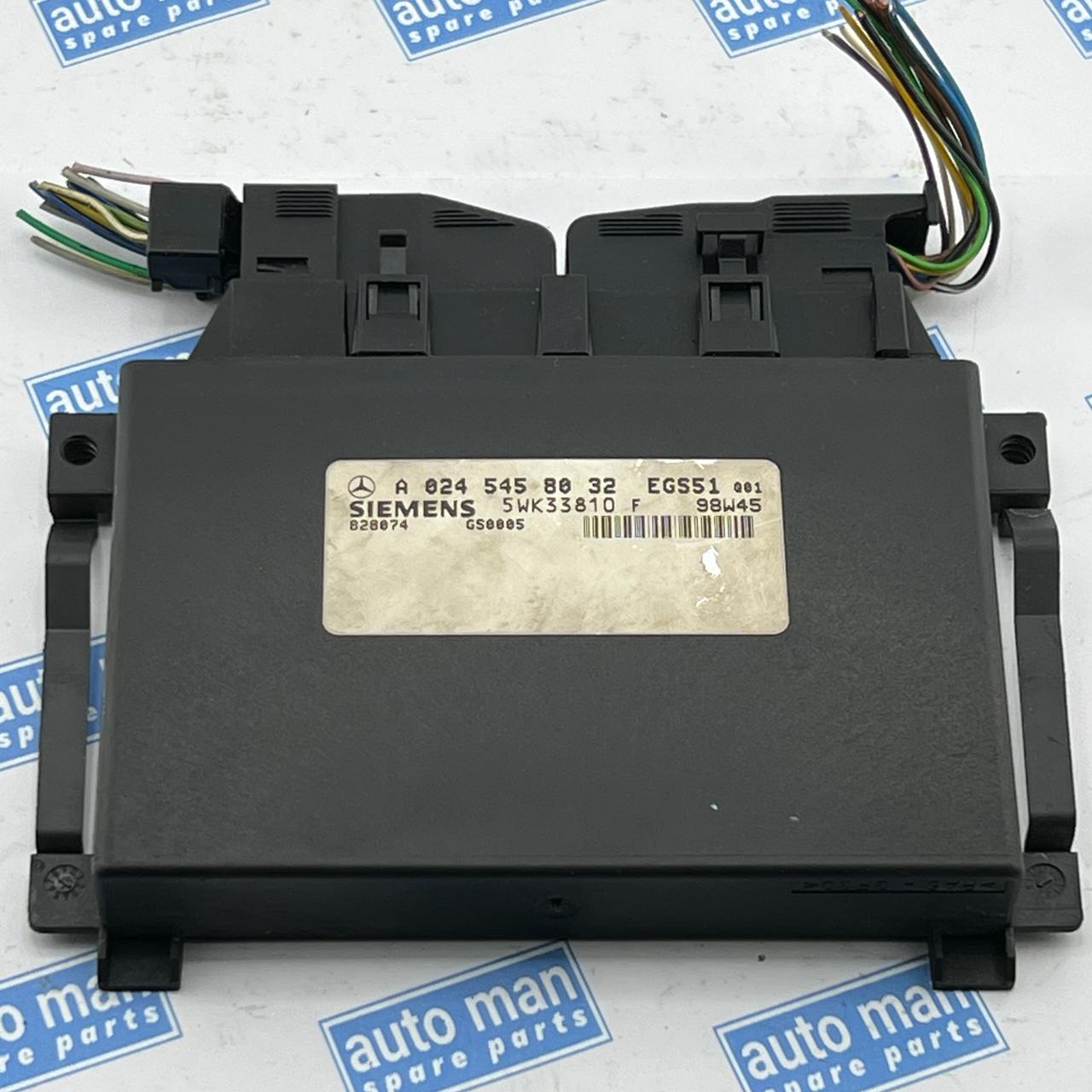 2000 MERCEDES C CLASS AUTO TRANSMISSION CONTROL MODULE A0245458032