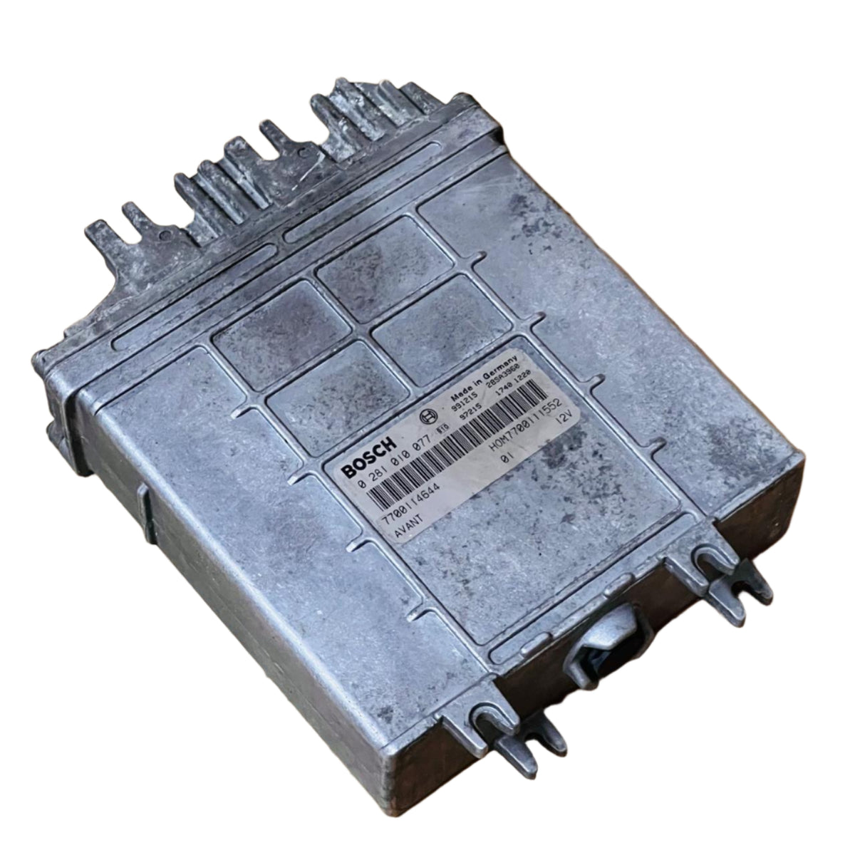 RENAULT ECU ENGINE MODULE 0281010077 7700114644 HOM7700111552 17611252