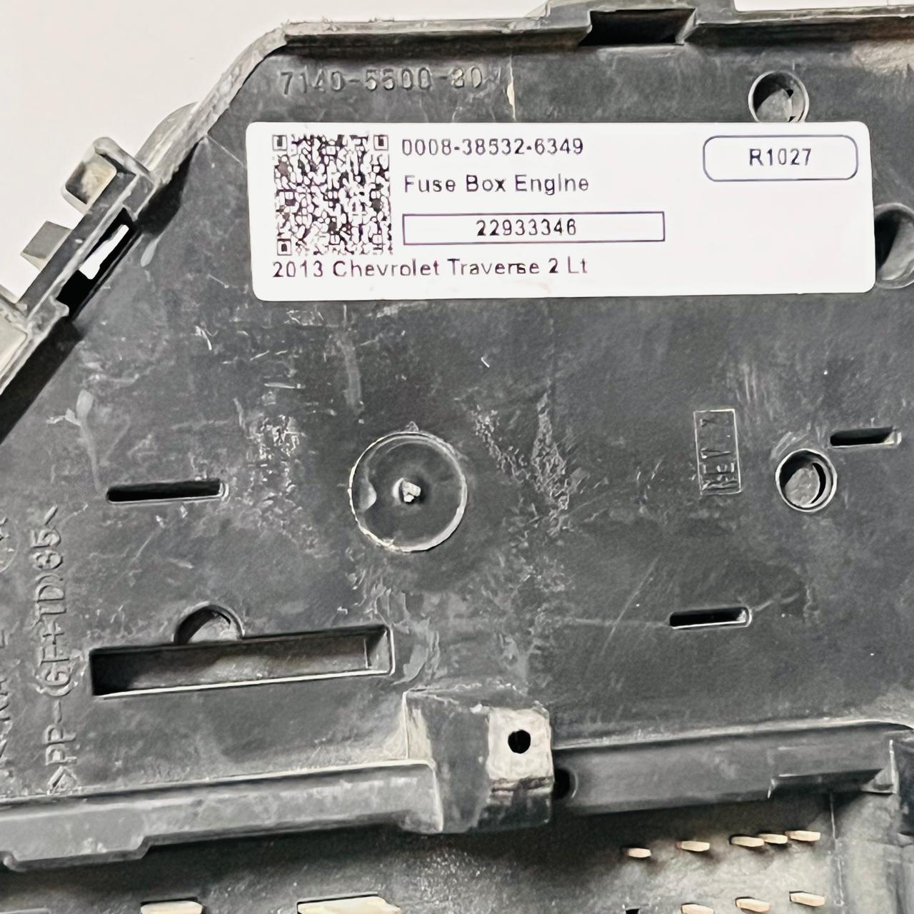 Fuse box Chevrolet Traverse 2013 Fuse Relay Junction Box OEM 22933346