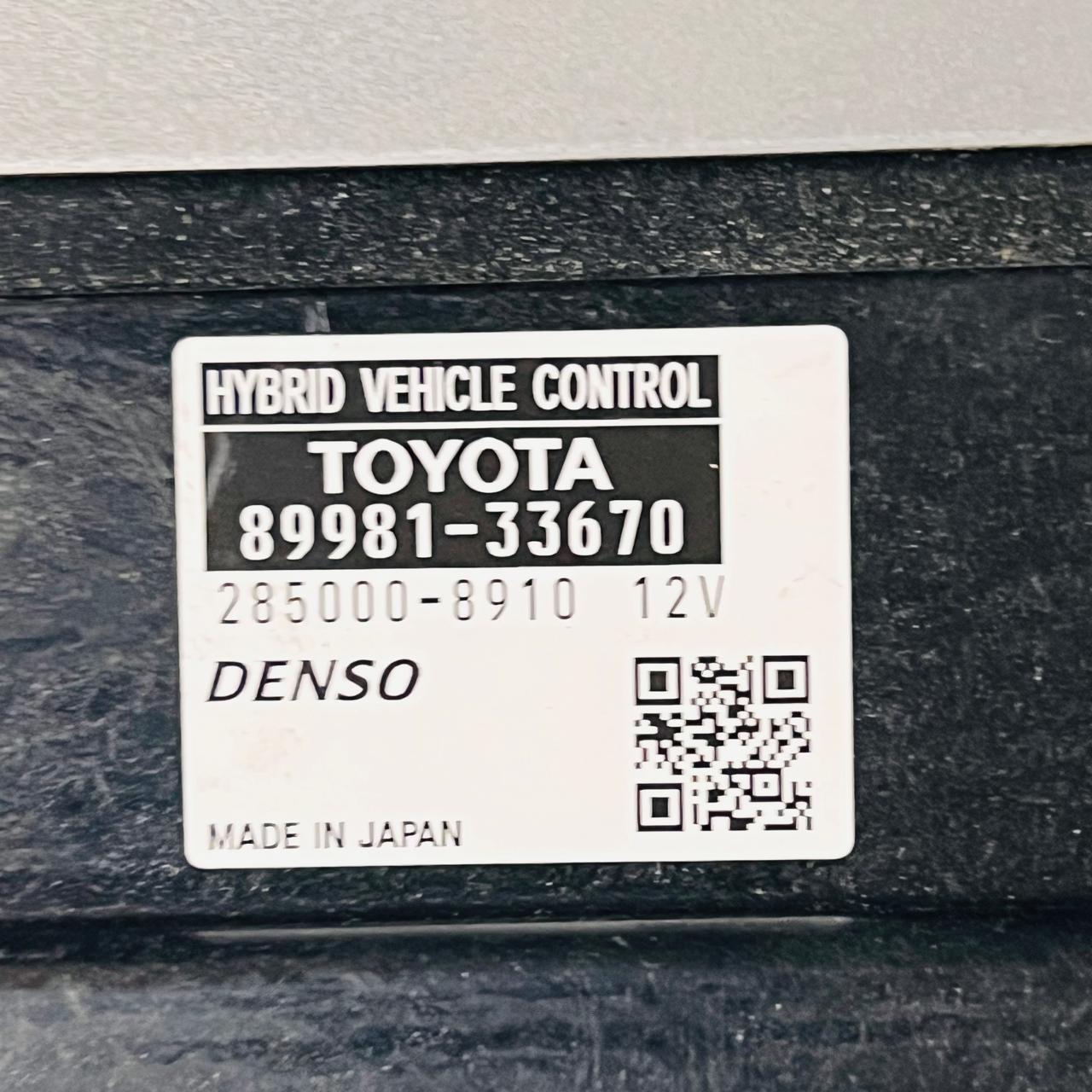 TOYOTA Camry 2021 AXVH75 Control Unit 8998133670  89981-33670