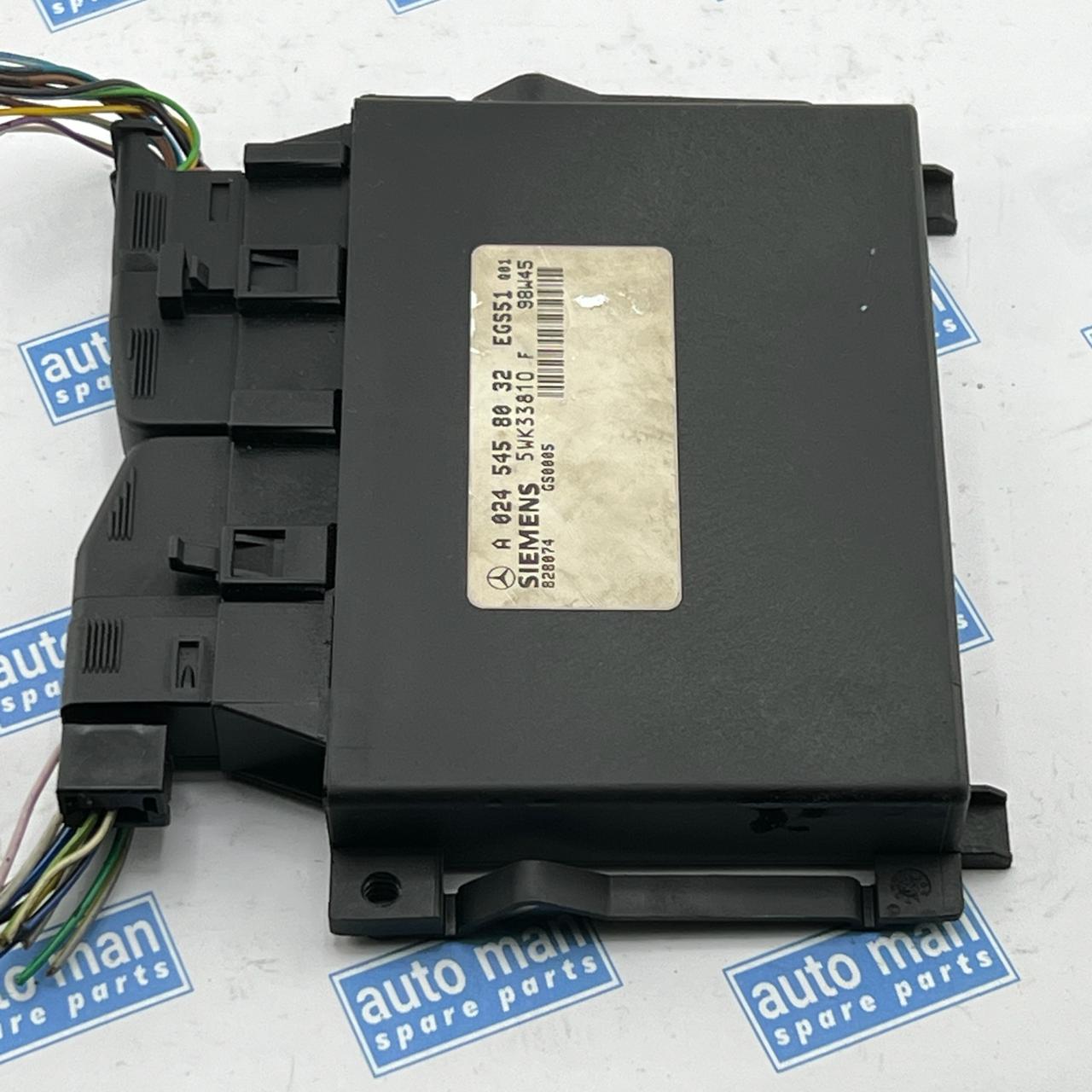 2000 MERCEDES C CLASS AUTO TRANSMISSION CONTROL MODULE A0245458032